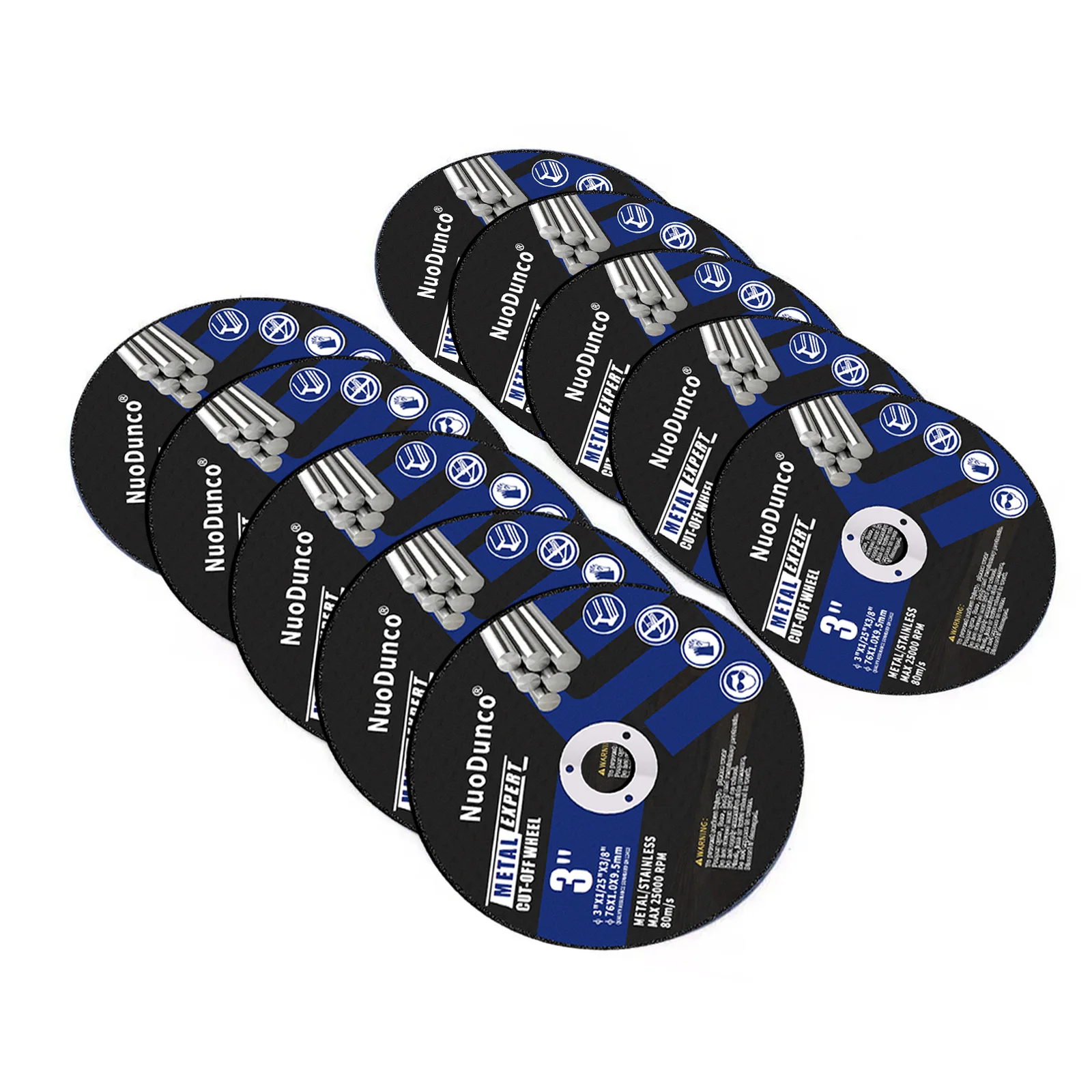 75mm Trennscheibe Mini-Metallschneidscheibe Elektrowerkzeug Rotierendes Kreissägeblatt zum Schneiden von Edelstahl PVC/Montage-Dorn – Detail 12