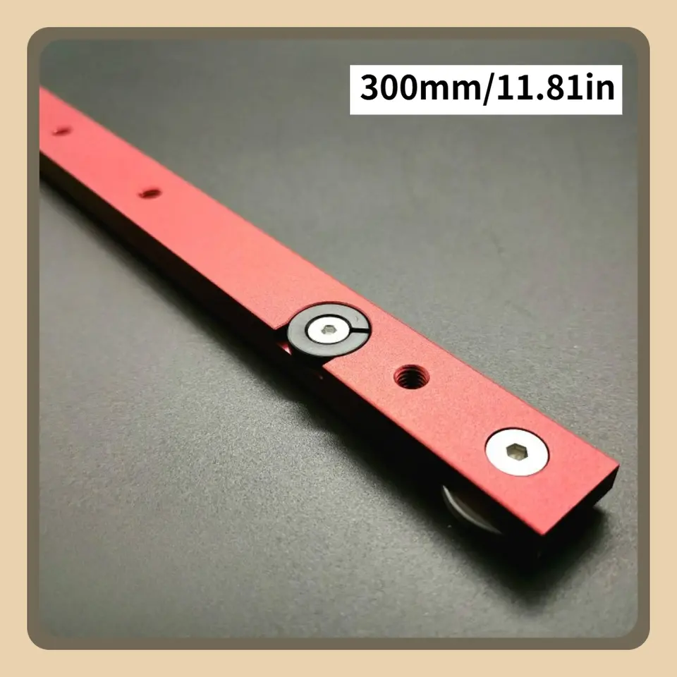 Heavy-Duty 300/450mm Aluminum Alloy T-Track Miter Gauge Rod - Perfect for DIY Carpentry & Professional Woodworking Tools image 8
