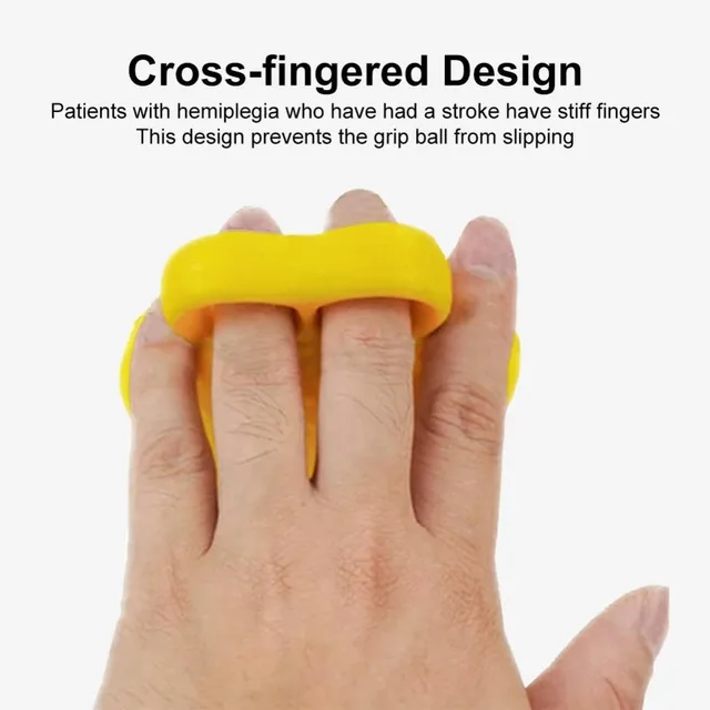 Finger Grip Ball Rehabilitation Training Ball Finger Exercise Squeezer To Prevent Arthritis Elderly Rehabilitation Anti-Atrophy 4