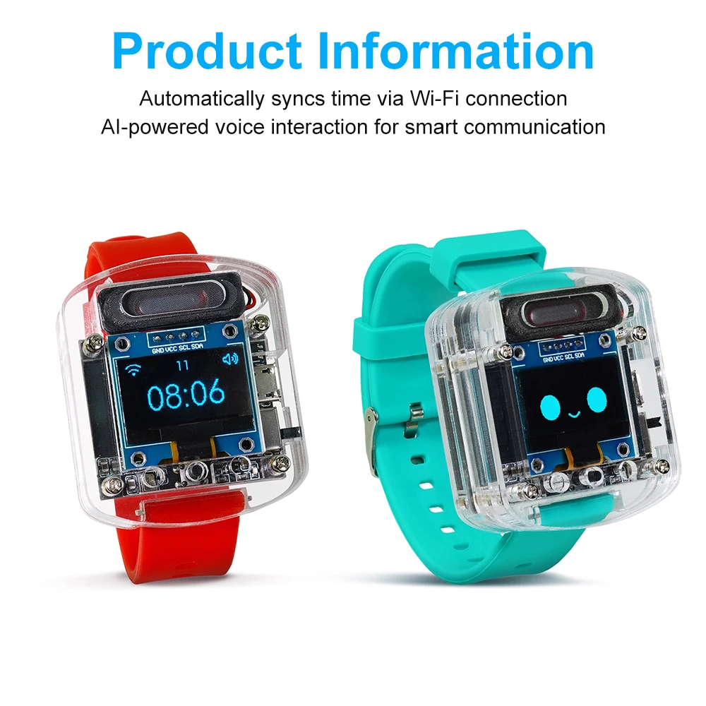 Xiaozhi AI Electronic Voice Watch Kit Artificial Intelligence
