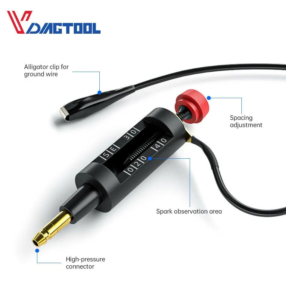 Spark Plug Tester Wrench Ignition System Coil Engine Tester Adjustable Ignition Coil Car Repair Tool Car Accessories spark plug