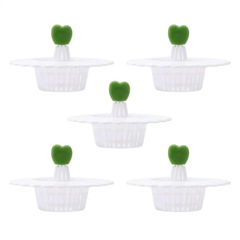 

Sink Filter 5pcs Mesh Sink Strainer Filter Drain Pipe Hair Leftovers Strainers Bathroom Floor Drain Cover Kitchen Accessories