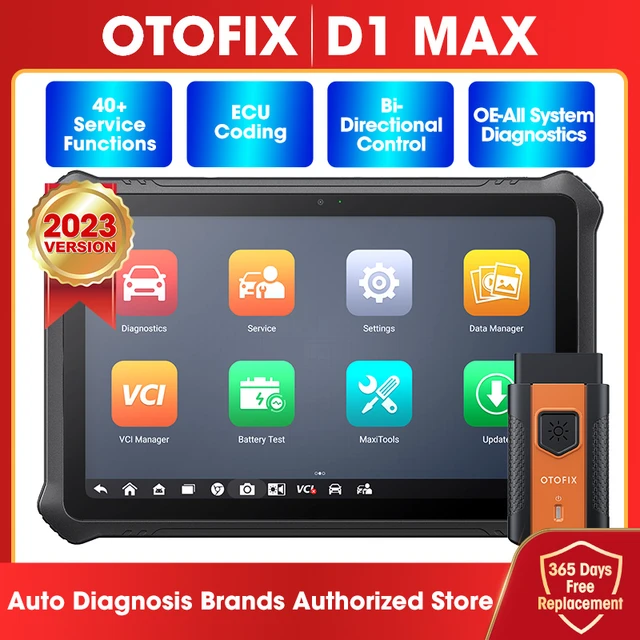 Autel OTOFIX D1 MAX Professional Diagnostic Tool 36+ Service Functions Live  Data Active Test