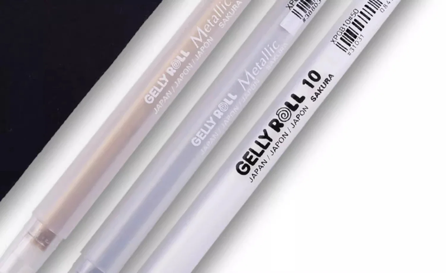 SAKURA Gelly Roll Textmarker Weiß Silber Gold für schwarze Kartenzeichnung Handgezeichnete Comics Malerei Design Handgezeichnet – Detail 12