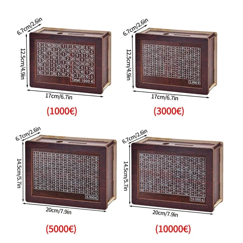 Wooden Japanese Piggy Bank Moneybox Savings Period 10000 Adults Japanese Turelire Read Tire Secret Money Counter Tickets piggy bank wooden piggy bank wooden money box