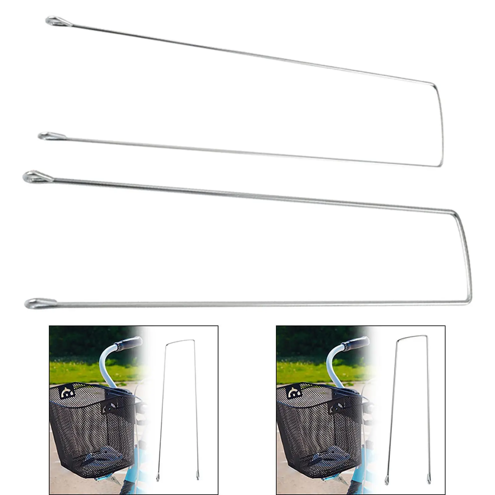 Bike Front Basket Bracket Metal Mounting Bracket for Bicycle Equipment