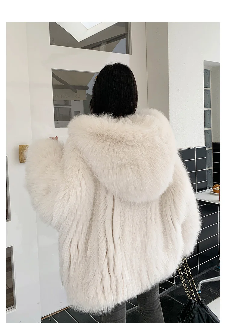 Winter Maternity Faux Fur Coat Long Sleeve Hooded Jackets Thick Warm Pregnant Woman Fur Outerwear Pregnancy Hoodies Coats