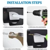 2 Bay Storage Rack  Angle Grinder Holder Multipurpose Cord Hanger Wall Mount Bracket for Cutters Polishers Power Tools 4