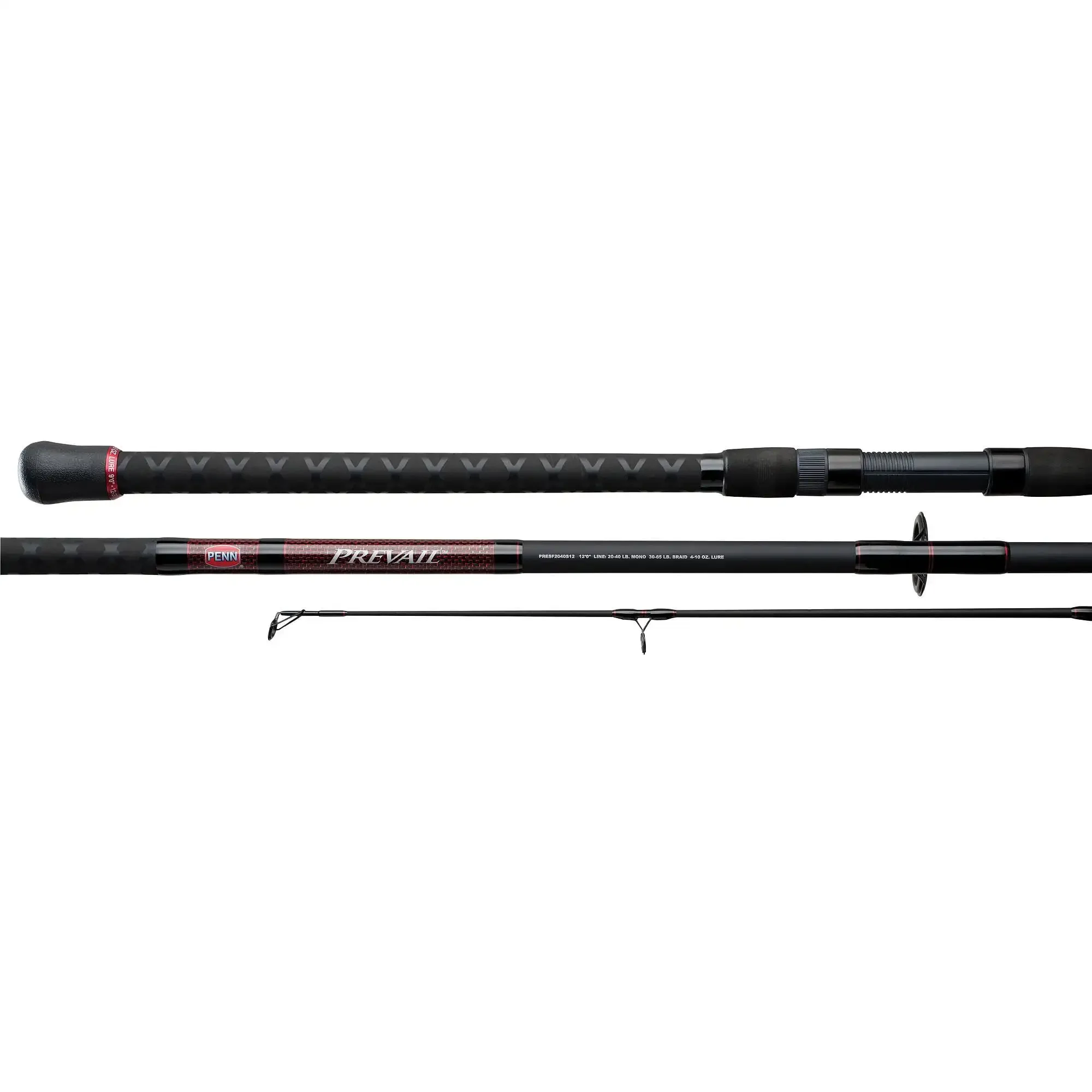10' Prevail Surf Spinning Rod, 2 Piece Fishing Rod