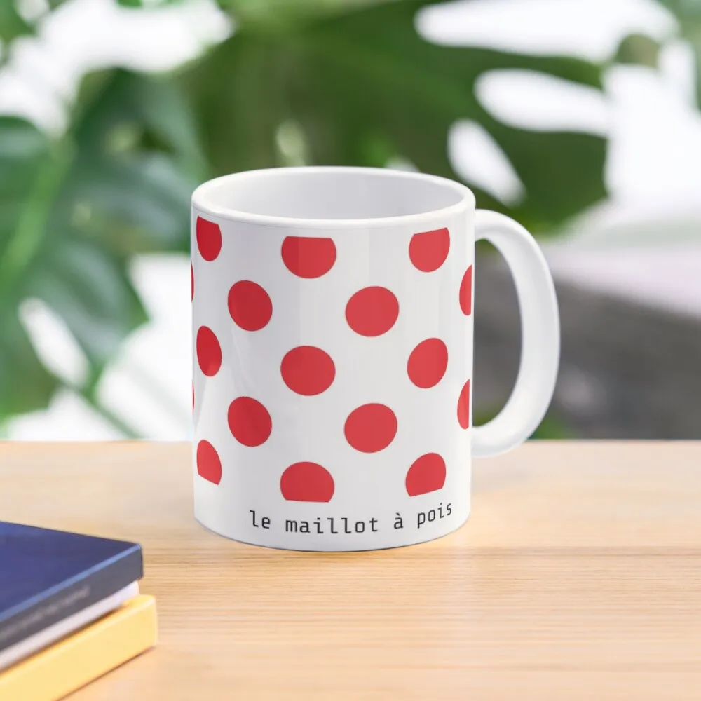 

Le maillot a pois Polka dot jersey Coffee Mug Funny Mugs Cold And Hot Thermal Glasses