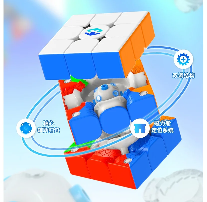 MORETRY & ZCUBE Tianma X3 Core Magnetic Cube Zcube 3x3 Speed Cube