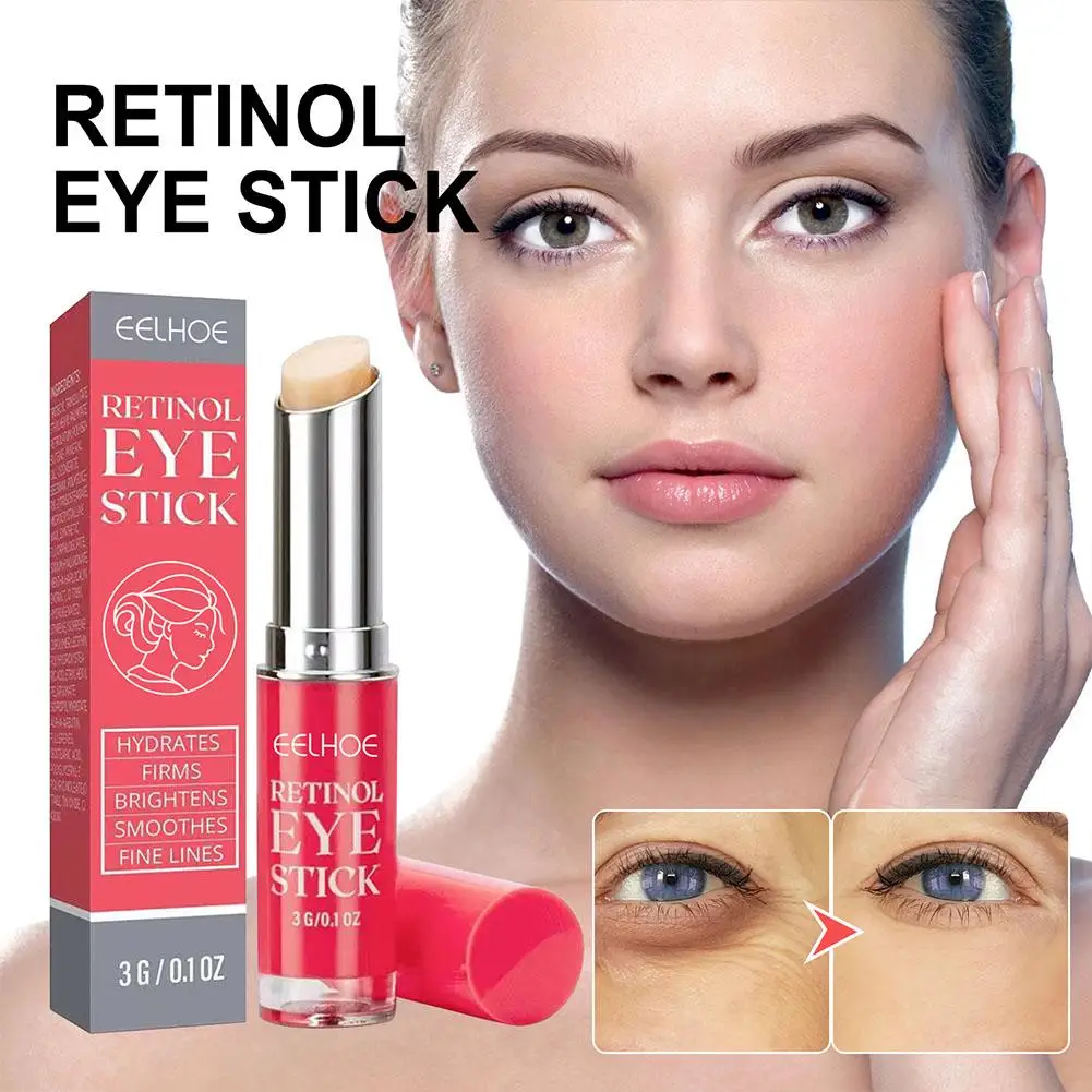 Newest Retinol Eye Cream For Face Lifting Moisturizing Balm Stick Anti-Wrinkle Anti-Puffiness Remove Dark Circles Eye Bags P8E9