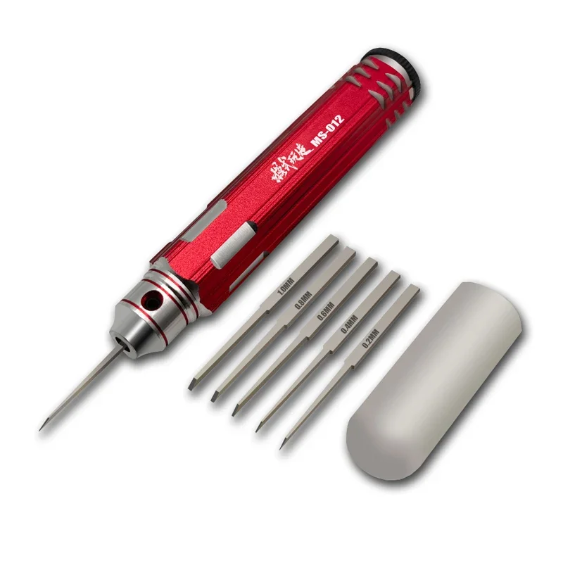 5 in 1 Replaceable Blade Precise Pushing Knife Carver Line Nicking Tool for Model Kit DIY Model Tools