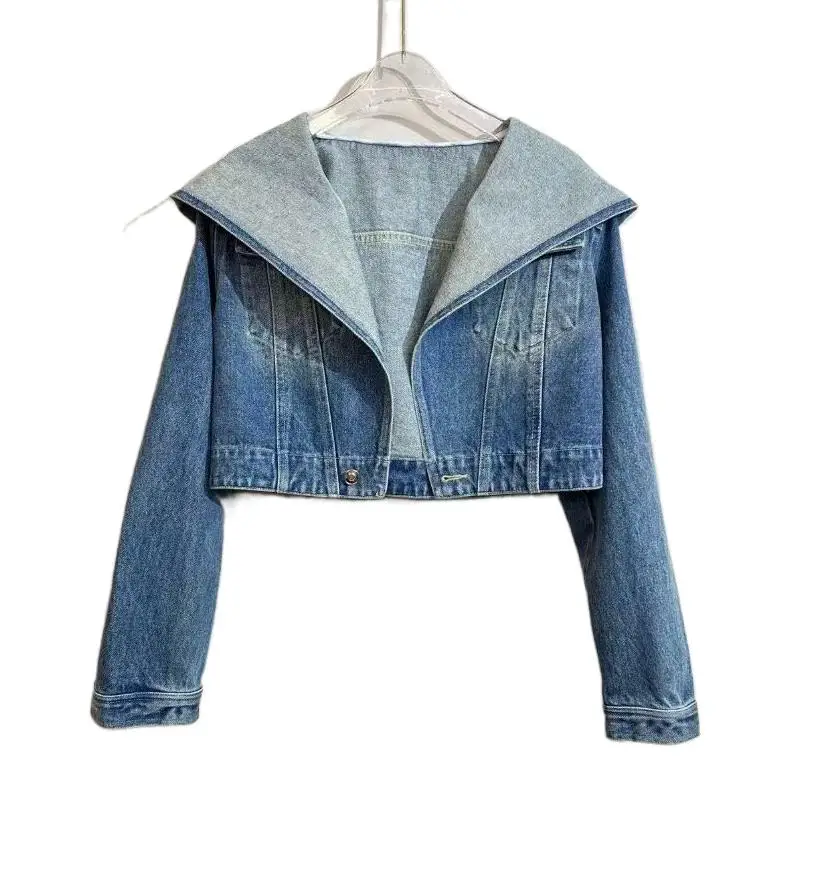 

2023 Women's Clothing Hooded Long-Sleeved Short Coat Autumn New