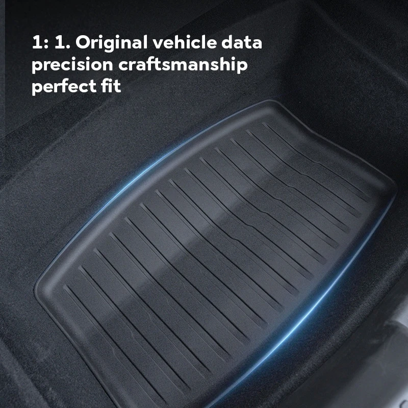 Set Tappetini TPE Per Tesla Model 3 Highland 2024 - 6 Pezzi Su Misura: Anteriori, Posteriori, Bagaul E Frunk