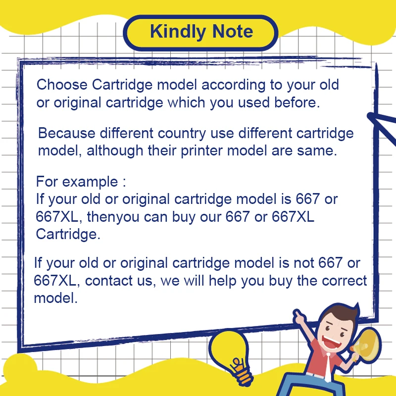 667XL Refillable Cartridge for HP Deskjet Plus Ink Advantage 6075 6475 6476 1275 2374 2375 2376 2775 2776 Printer For hp667