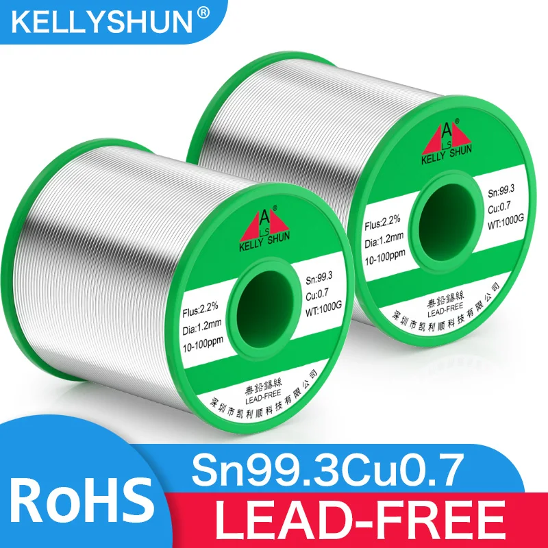 500g Lead free environmental friendly solder wire rosin containing high purity maintenance soldering iron solder wire soldering wire soldering tin wire welding wires