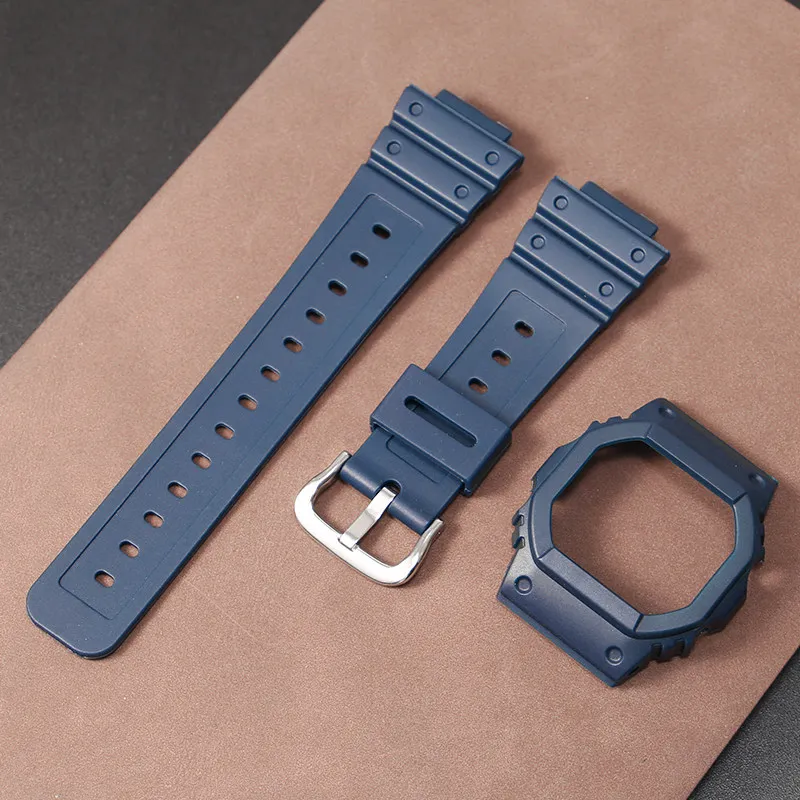 Silicone Watch Strap for Men - Small Square Design