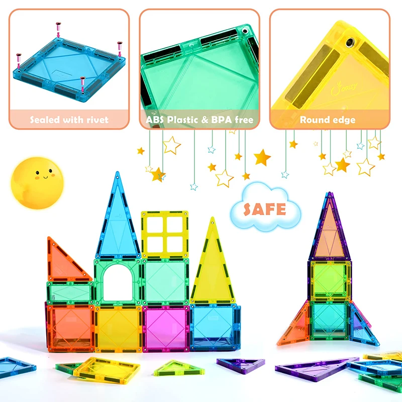 Jeu De Construction Magnétique Pour Enfant - Pour Les Petits