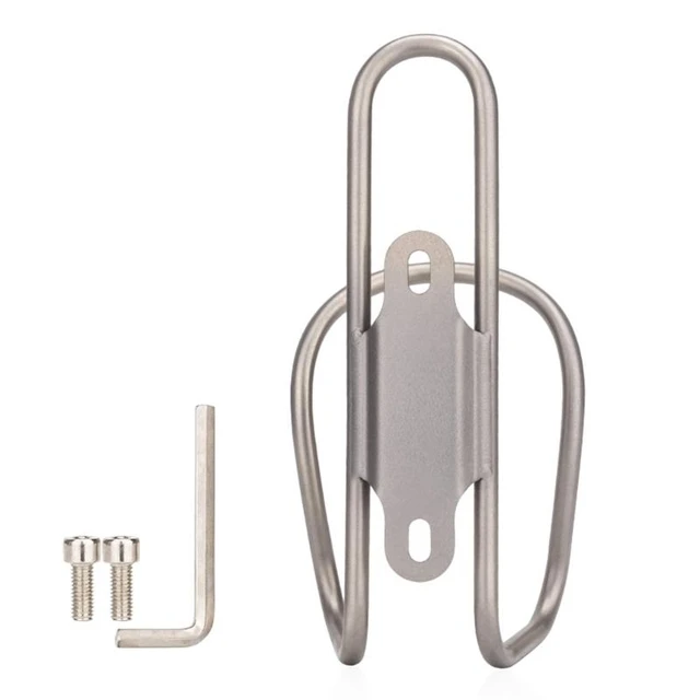 J1HE Titaniums Alloys Bike Bottle Stand Bicycles Bottle Cage for Mountain Bicycles 5