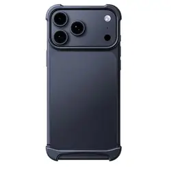 Sleek Shockproof Translucent Matte Armor Phone Case (Dark Blue1)