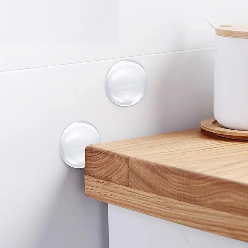Clear Silicone Door Bumper and Wall Protection Pad