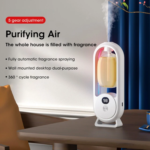 Automatic Home Fragrance Machine Essential Oil Diffuser Nebulizer Perfume Scent Machine for Kitchen and toilet deodorization 3