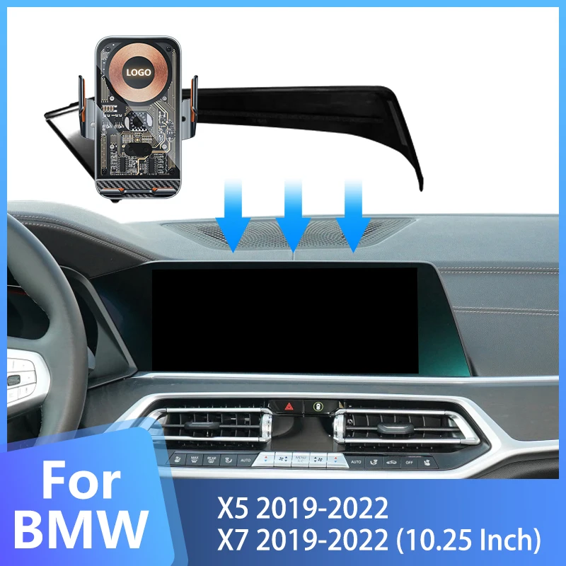 

Подставка для телефона BMW X5 G05 X7 G07, центральное управление, 10,25 дюйма