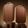Ebony household thickening antibacterial mould-proof board fruit cutting board double-sided cutting board plus non-slip wood 5