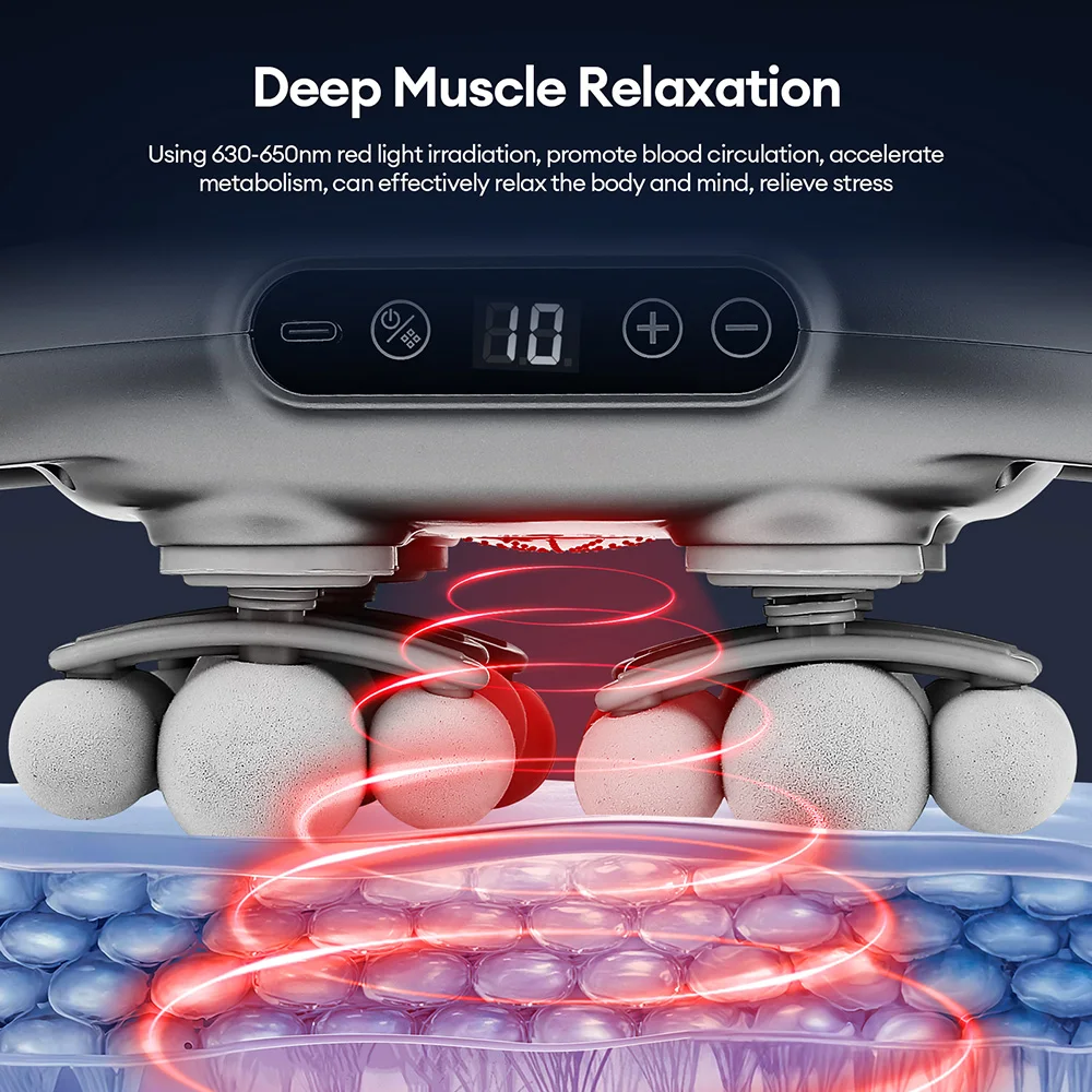 18-Head Fascia Gun High-Frequency Vibration Body Massage Gun Waist Back Massager Neck Shoulder Massage Machine Muscle masajeador