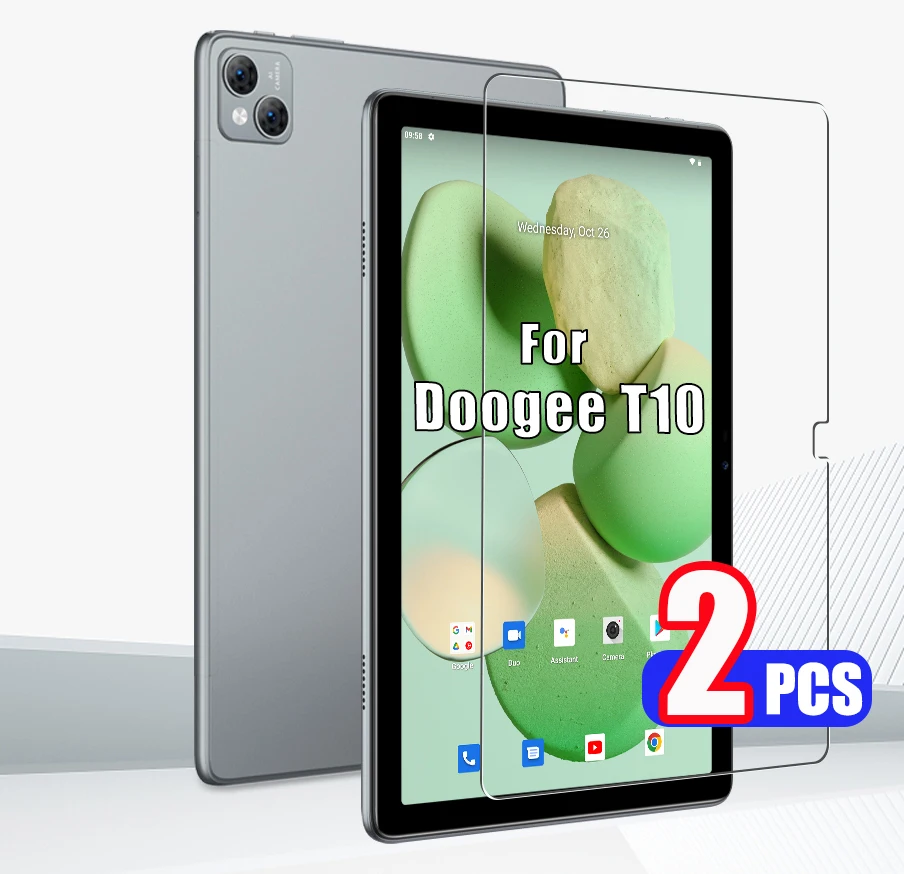

For Doogee T10 Tablet Tempered Glass film 10.1 inch 9H Hardness Fingerprint Free Bubble Free HD Screen Protector For Doogee T10