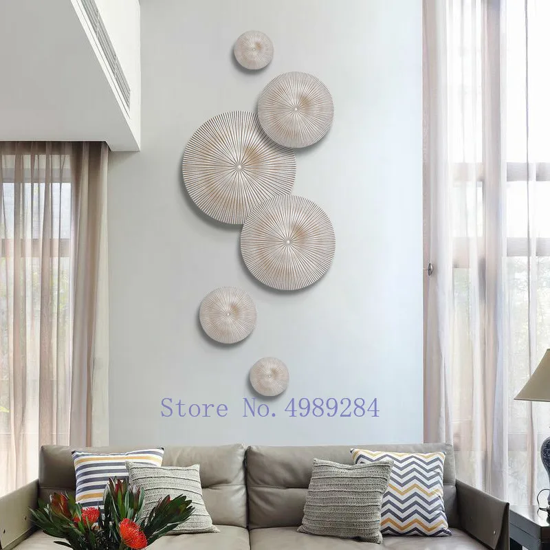 

Creativity Wooden Sculpture Wall Hanging Background Wall Decoration Modern Home Living Room Decoration Woods Hanging Decorations