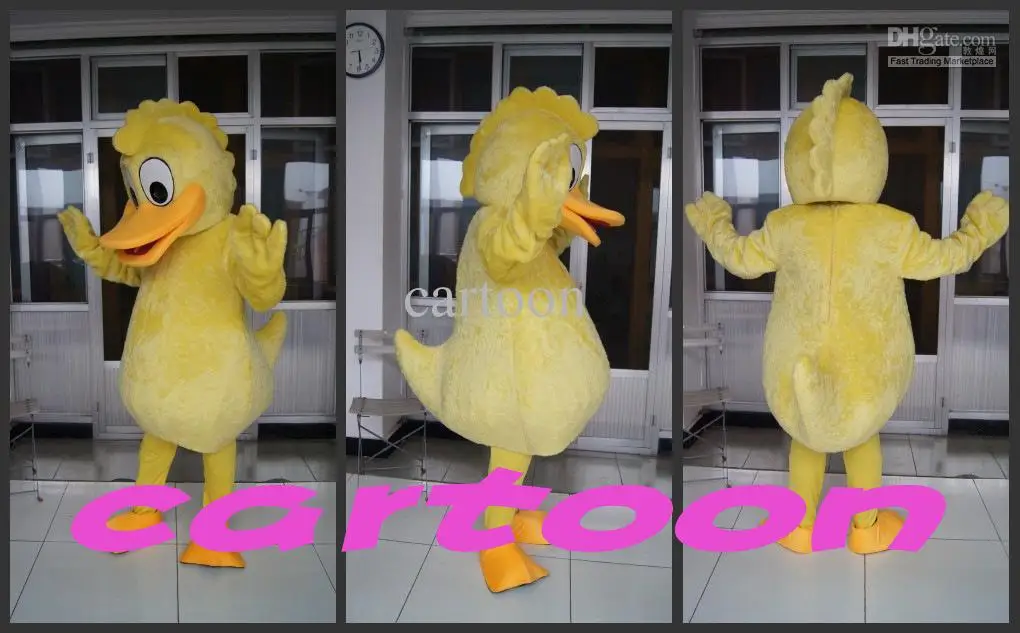 

Yellow duck Mascot Costume Halloween Christmas Dress Full Body Props Outfit Mascot Costume