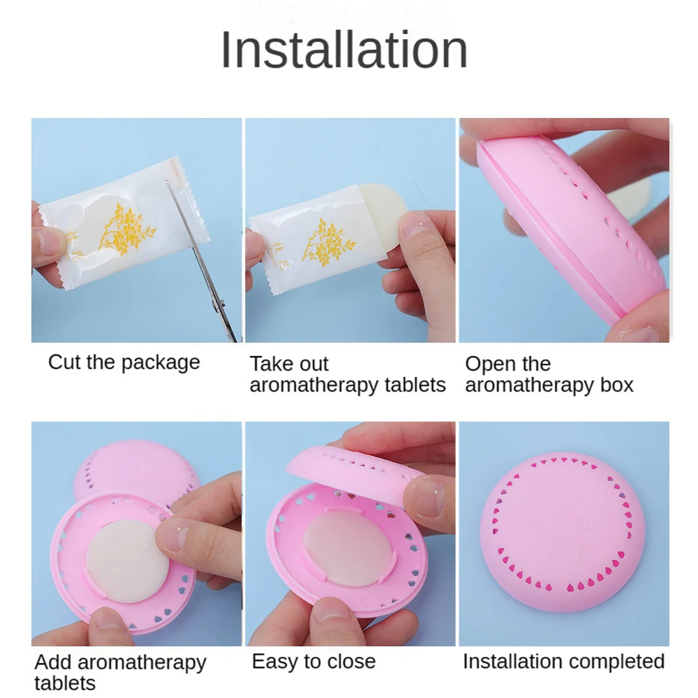 10/1PCS Pasted Air Fresheners Solid Fragrance Lasting Aromatherapy Box Bedroom Wardrobe Car Home Toilet Deodorization Fresheners