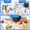 Children's Drawing Roll DIY Coloring Paper Roll Color Filling Paper Graffiti Scroll Paper-cut for Kids Painting Educational Toys 2