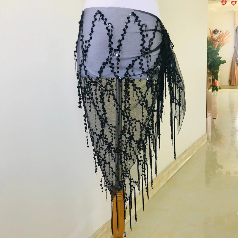 

Colorful Sequins Tassel Belly Dance Belt Show Costumes Belly Dance Hip Scarf For Women Thailand/india/ Dance Skirt Waist Chains