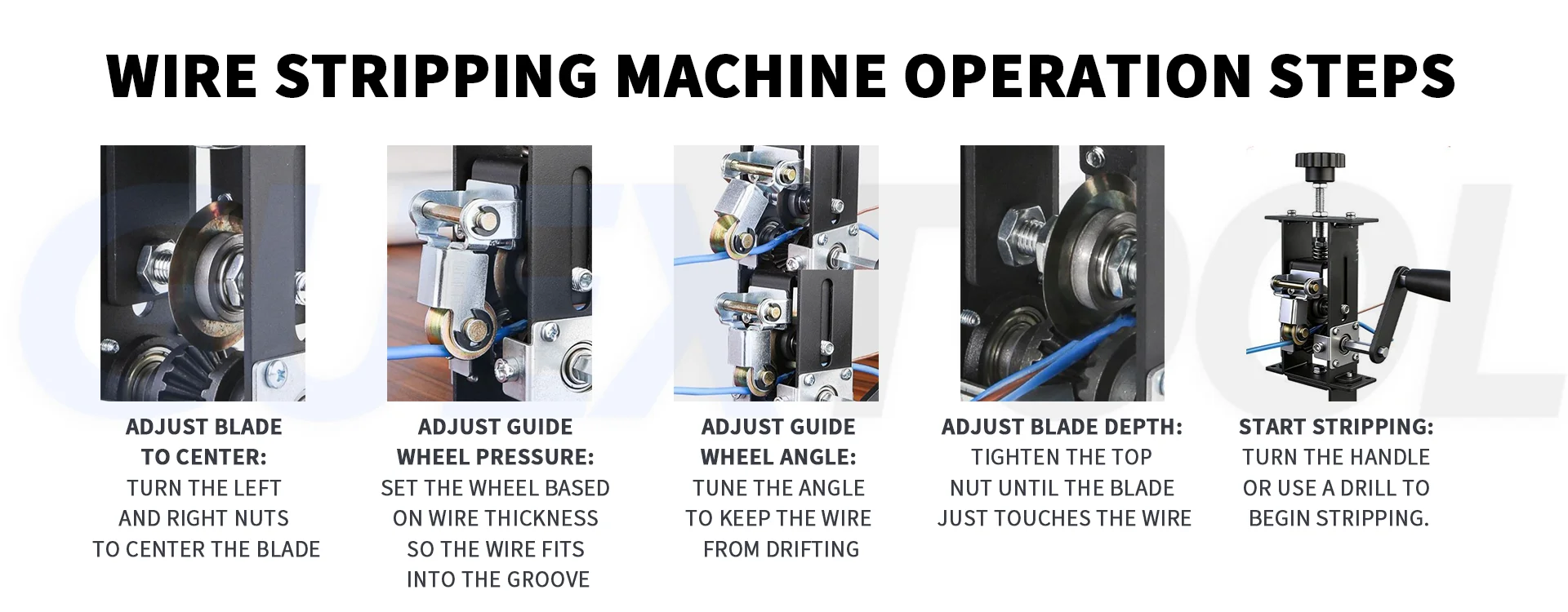 Portable Wire Stripper Manual Wire Stripping Tool 1-16mm Cable Electric Peeling