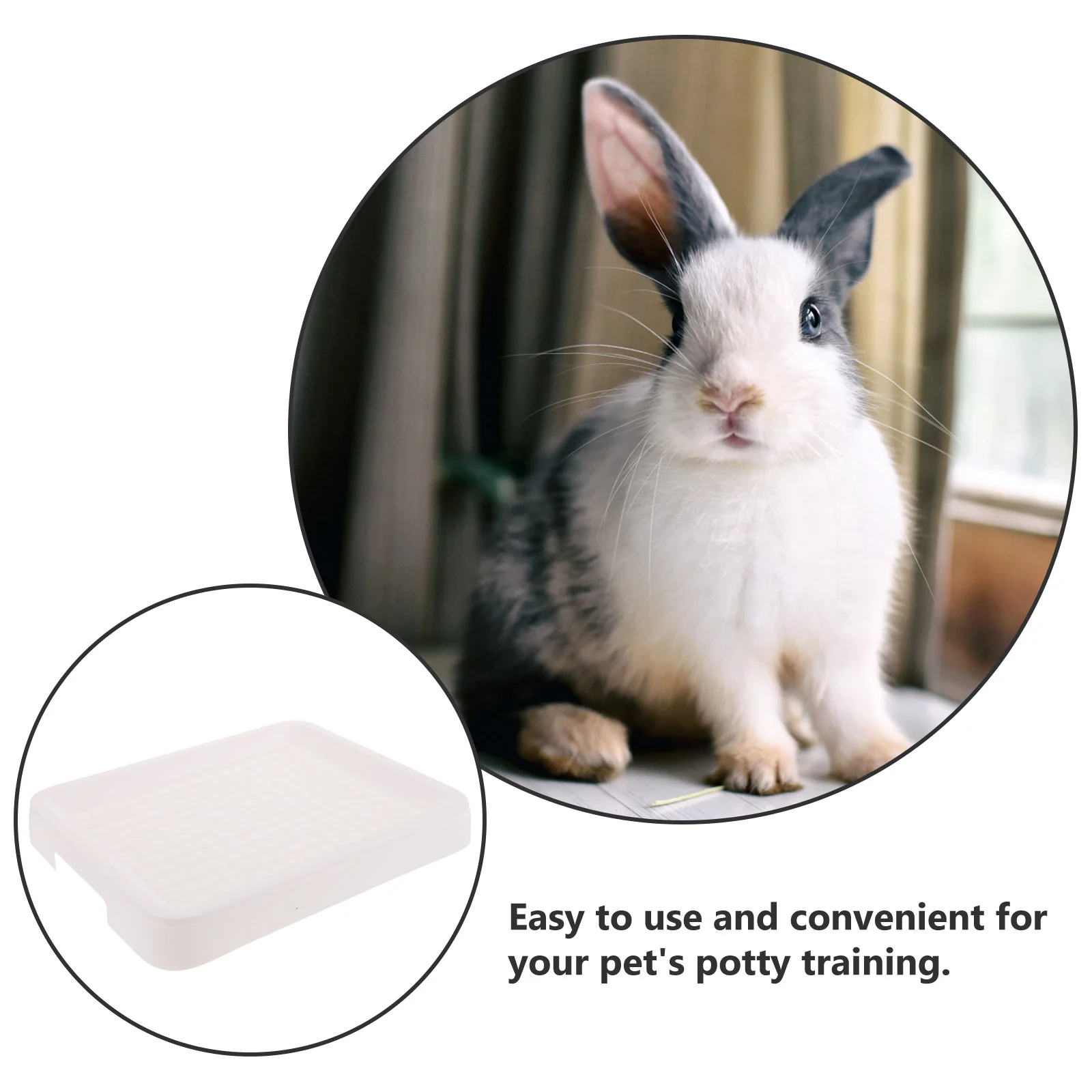 Pink Guinea Pig Litter Tray Pan Bunny Bedding Corner Litter Box Grate Restroom Toilet Corner Potty Poop Trainer Hamster 3