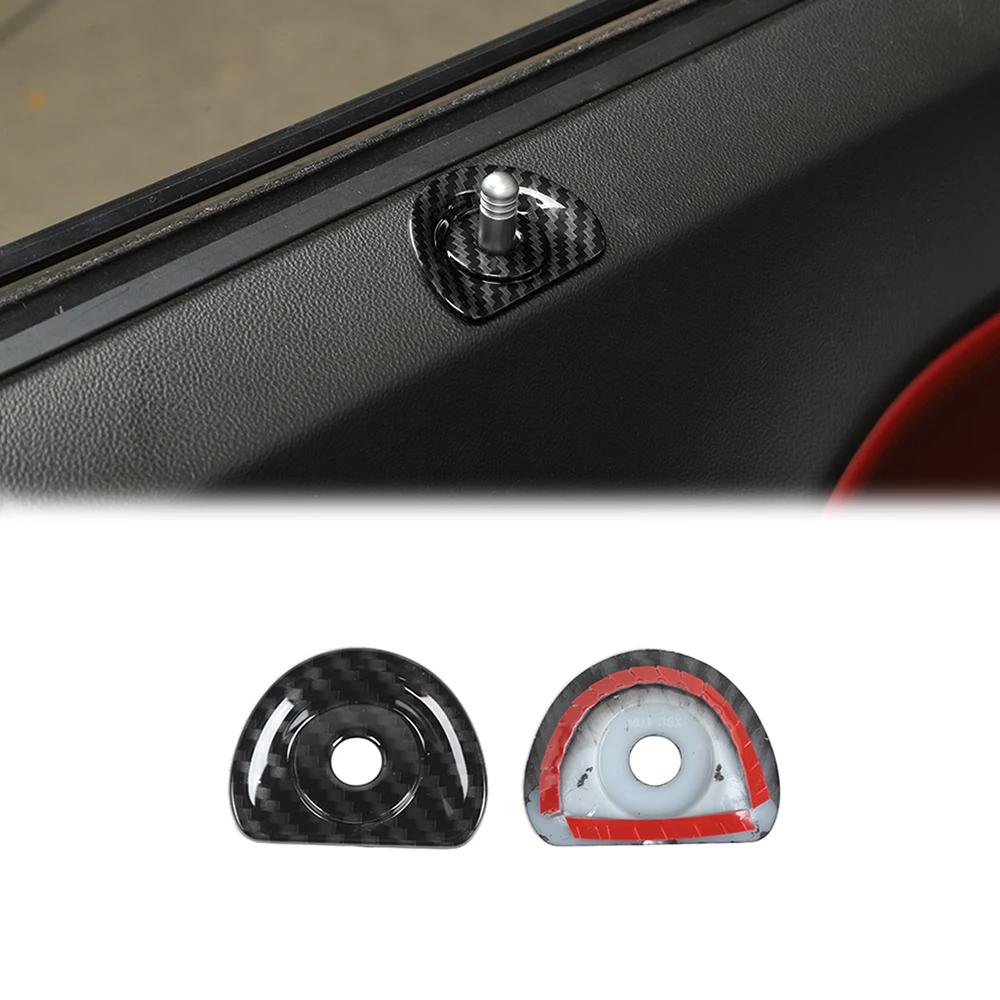 

Door Lock Pin Decoration for Dodge Challenger 2009-2014 Interior Accessories Car Door Lockpin Lift Protect Cover Trim ABS