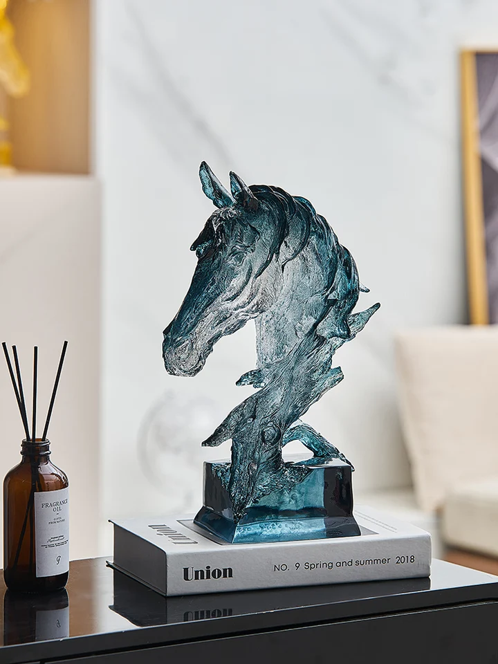 Home Decor Horse Sculptures Nordic Room Decor Transparent Horse ...