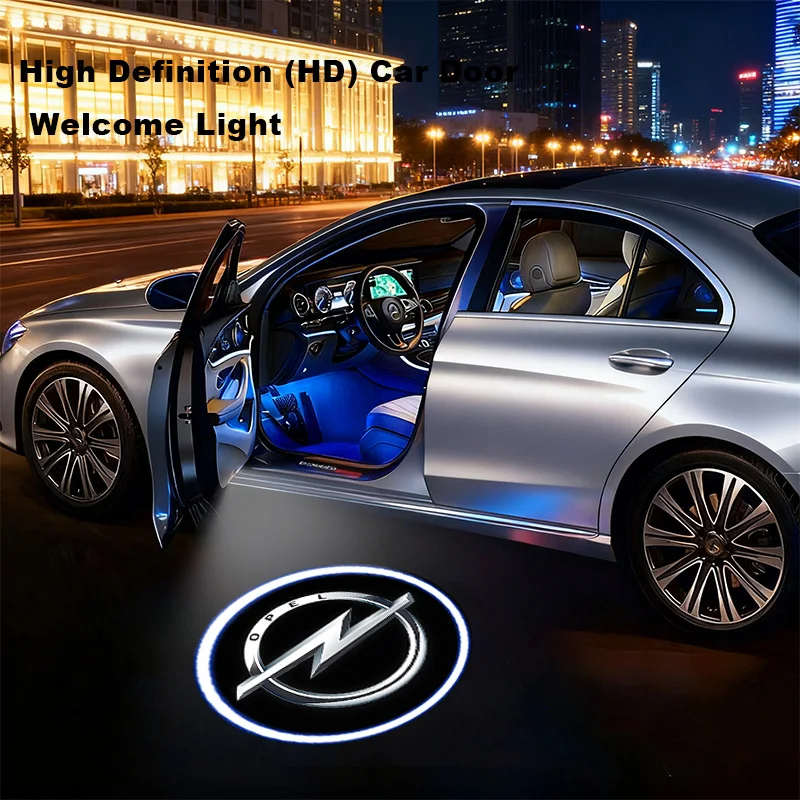 Illuminated Car Welcome Light with Logo Projector - Easy Installation
