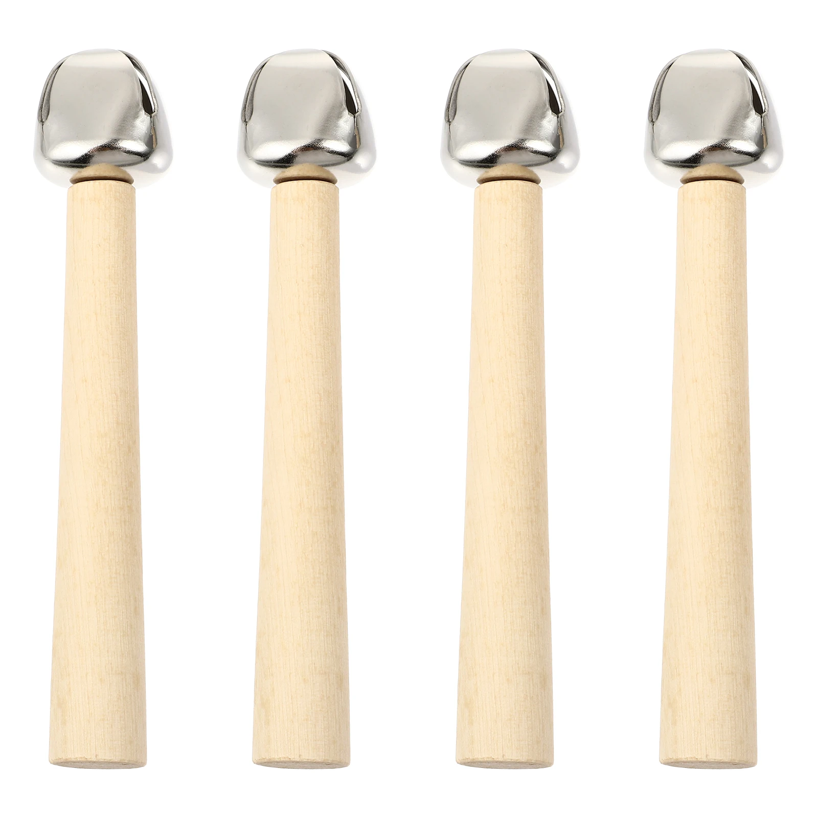 4Pcs Kindergarten Early Education Music Teaching Aids Hand Bell Baby Early Educational Toys Baby Shaker Orff Musical Instrument