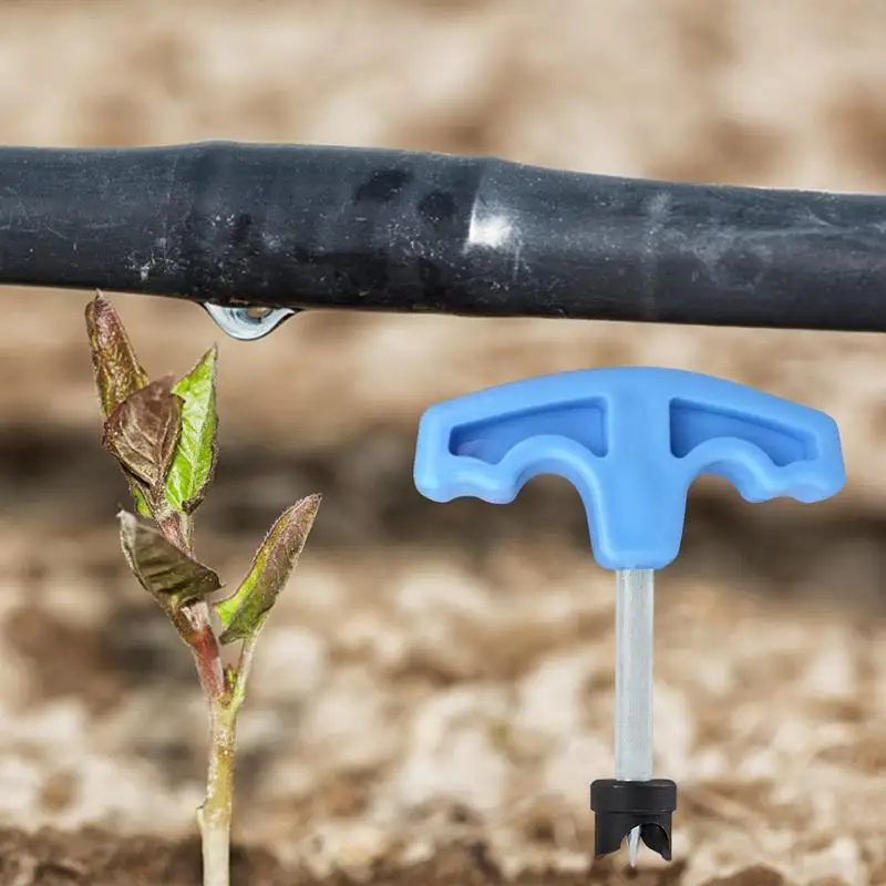 DIY Tools Punch Drip Hole Irrigation Automatic Tool Lines Drippers Lawn Single Puncher Watering Garden Tubing Tube Equipment Kits PE Water