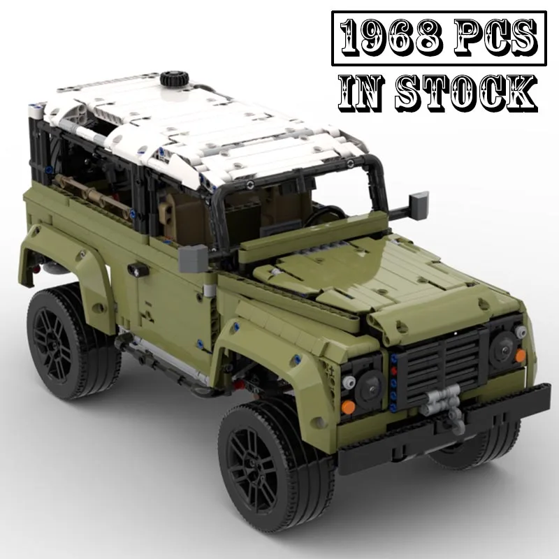

New MOC-153615 Supercar Rover Off-Road Defender 90 Vehicle Car Model Building Blocks Bricks Toys for Kids Boys Birthday Gifts