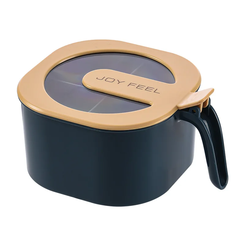 Youpin Spice Box Household Kitchen Utensils Storage Box Seasoning Jar MSG Sugar Salt Jar Seasoning Jar Combination Set