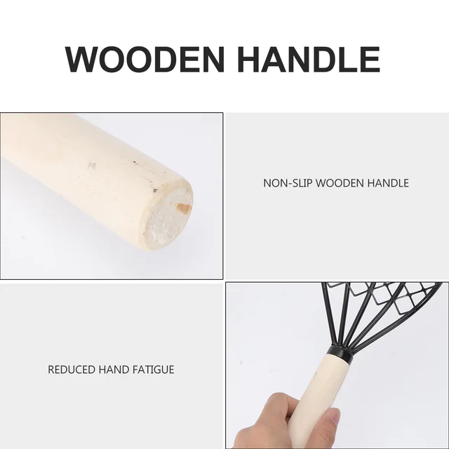 Tengeri Nettó Gereblye Kagylóhéj Ásó -Kaparó Kagyló Tenger Gyümölcsei Fa Fogantyú Kotrója Fekete Ásáshoz - Image 3