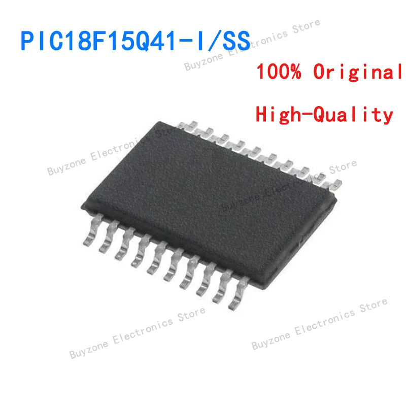 

10pcs/lot PIC18F15Q41-I/SS Op Amp 32KB Flash 2K RAM 512 EEPROM 12b ADCC 8b DAC DMA 16-bit PWM PPS UART SPI/I2C