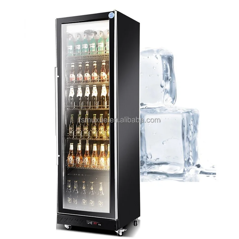 

MUXUE commercial beer cooler fridge refrigerator 1 glass door beer display chiller wine commercial refrigerator for bar