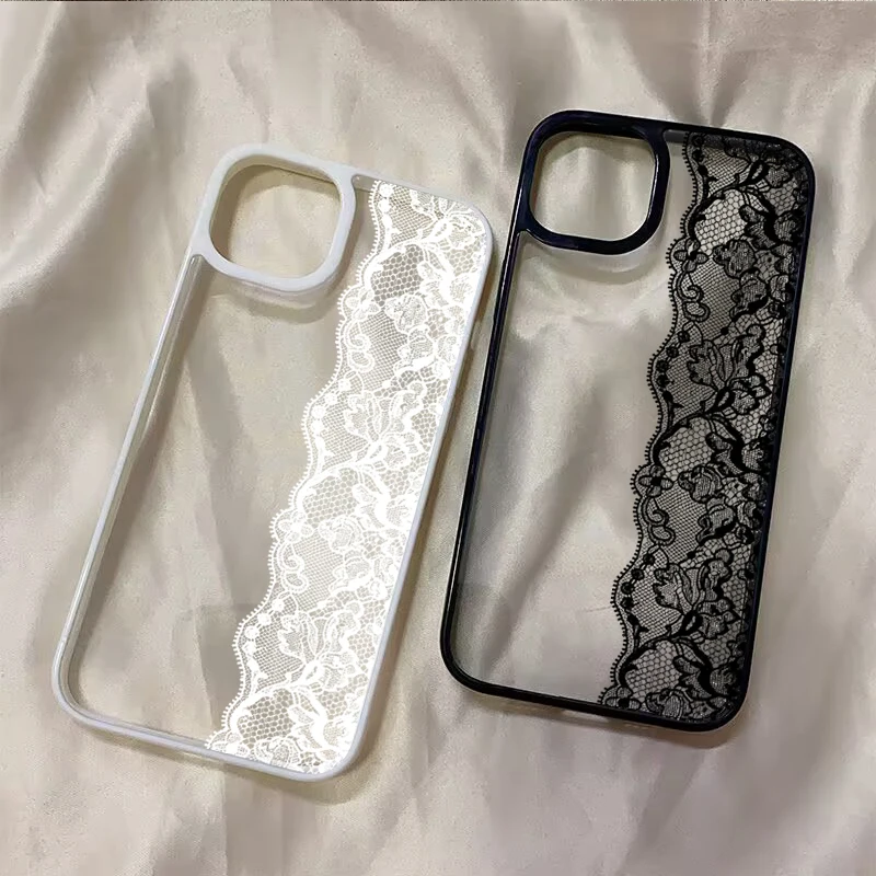 Vintage Scalloped Lace Phone Case Cover