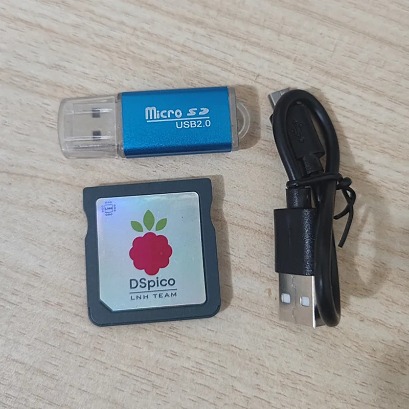 3DS, DSi, DSL용 LNH DSpico 카드로 DS 게임, DSi 게임, GBA 게임을 플레이할 수 있습니다.